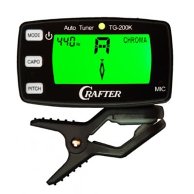 CRAFTER TG-200K CLIP-ON HEADSTOCK TUNER
