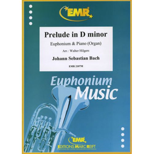 BACH J.S. - PRELUDE IN D MINOR - EUPHONIUM & PIANO