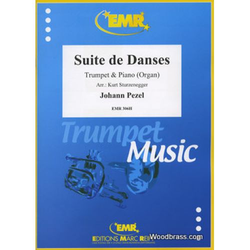 PEZEL J.C. - SUITE DE DANSES - TROMPETTE & PIANO