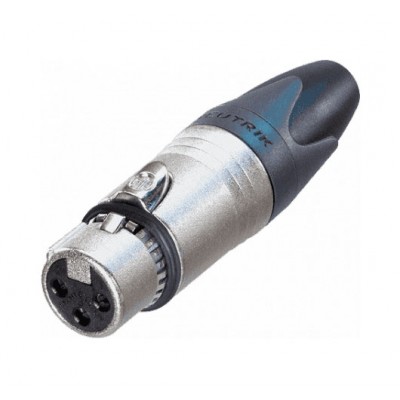 NEUTRIK XLR FEMALE PLUG, 3-POLE, XX SERIES