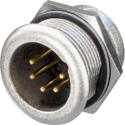 AUDIO CONNECTORS XLR SUBBASES MPR-HD 5-PIN MALE WATERPROOF