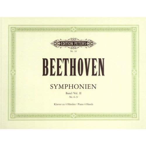 BEETHOVEN LUDWIG VAN - SYMPHONIES VOL.2 - PIANO 4 HANDS