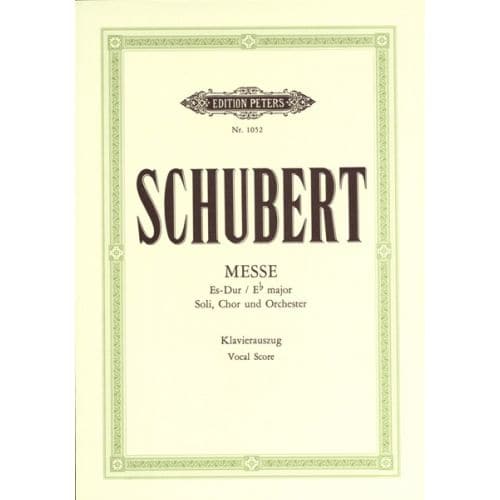 SCHUBERT FRANZ - MASS NO.6 IN E FLAT D950 - MIXED CHOIR (PAR 10 MINIMUM)