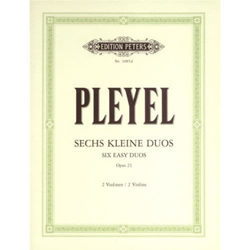 PLEYEL IGNAZ JOSEPH - 6 DUETS OP.23 - VIOLIN DUETS