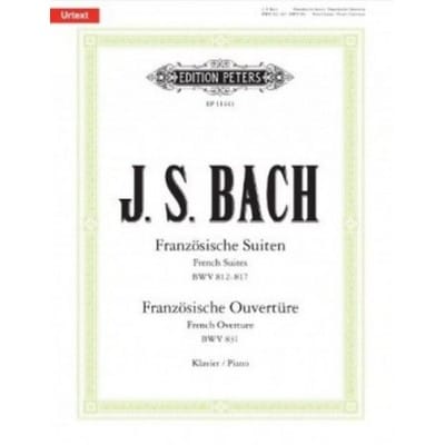 BACH J.S. - SUITES FRANCAISES BWV 812-817 / OUVERTURE FRANCAISE BWV 831 - PIANO