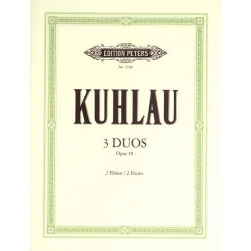 KUHLAU FRIEDRICH - 3 DUOS OP.10 - FLUTE ENSEMBLE