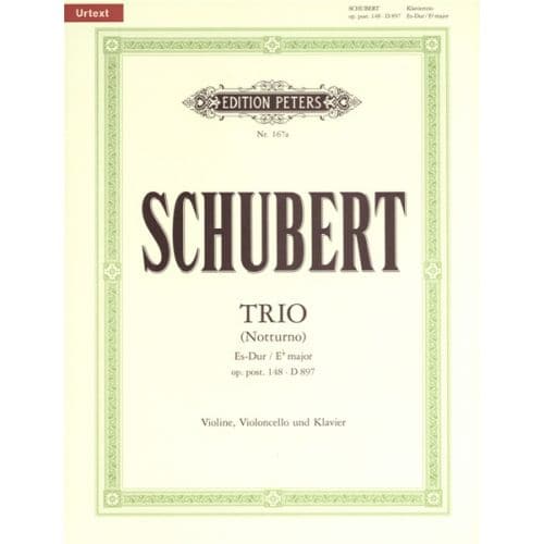 SCHUBERT FRANZ - PIANO TRIO (NOTTURNO) OP.POSTH.148 (D.897) - PIANO TRIOS