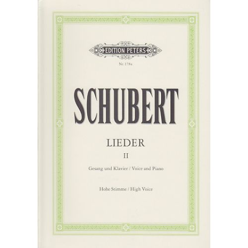 SCHUBERT F. - LIEDER VOL. 2 - VOIX HAUTE ET PIANO