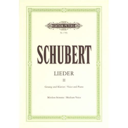 SCHUBERT FRANZ - SONGS VOL.2: 75 SONGS - VOICE AND PIANO (PER 10 MINIMUM)