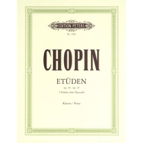 EDITION PETERS CHOPIN FREDERIC - ETUDES - PIANO