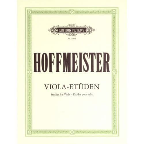 HOFFMEISTER FRANZ ANTON - 12 STUDIES - VIOLA