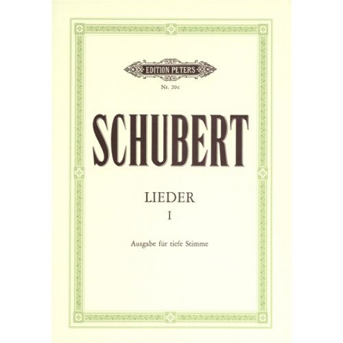SCHUBERT FRANZ - SONGS VOL.I: 92 SONGS - VOICE AND PIANO (PER 10 MINIMUM)