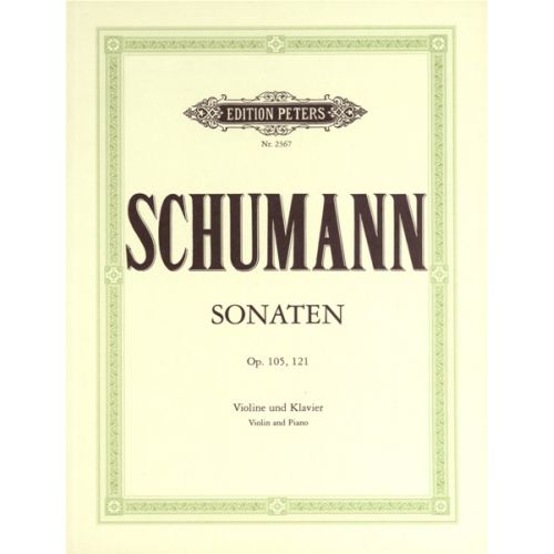 SCHUMANN ROBERT - SONATAS IN A MINOR OP.105 D MINOR OP.121 - VIOLIN AND PIANO