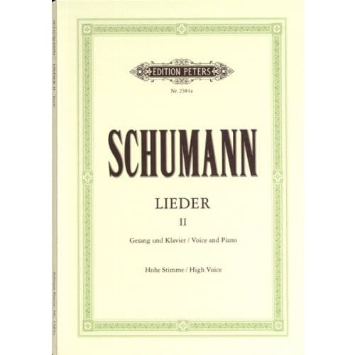 SCHUMANN ROBERT - COMPLETE SONGS VOL.2: 87 SONGS - VOICE AND PIANO (PER 10 MINIMUM)
