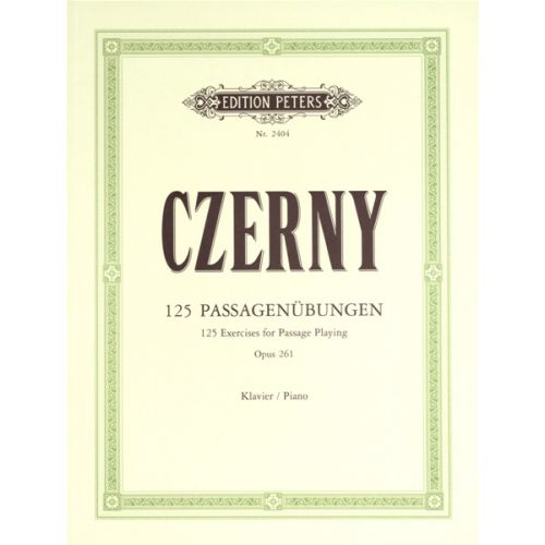 CZERNY CARL - 125 EXERCISES FOR PASSAGE PLAYING - PIANO