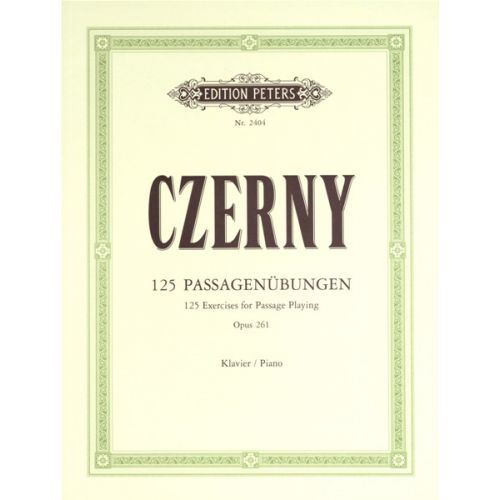 EDITION PETERS Czerny Carl - 125 Exercises For Passage Playing - Piano