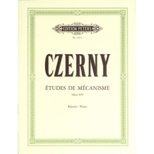 CZERNY CARL - 30 STUDIES OF MECHANISM OP.849 - PIANO