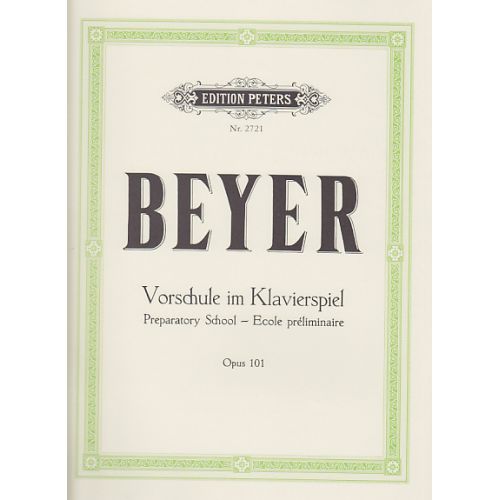 Beyer - Methode Preparatoire Op.101 - Piano