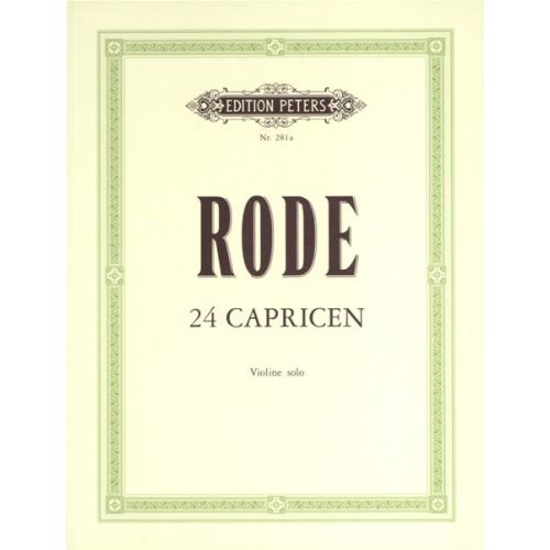 RODE PIERRE - 24 CAPRICES - VIOLIN