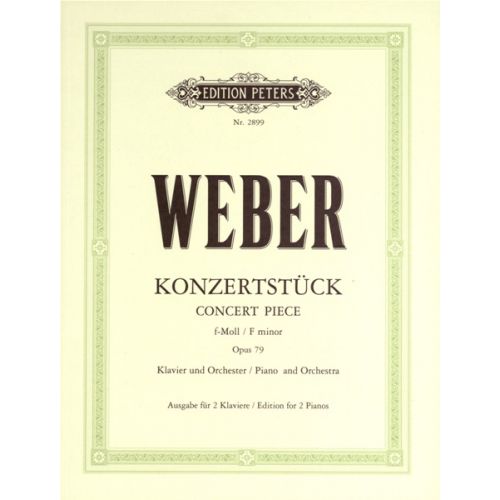 WEBER CARL MARIA VON - KONZERTSTUCK IN F MINOR OP.79 - PIANO 4 HANDS