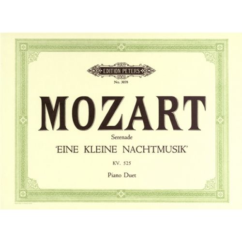 MOZART WOLFGANG AMADEUS - EINE KLEINE NACHTMUSIK K525 - PIANO 4 HANDS