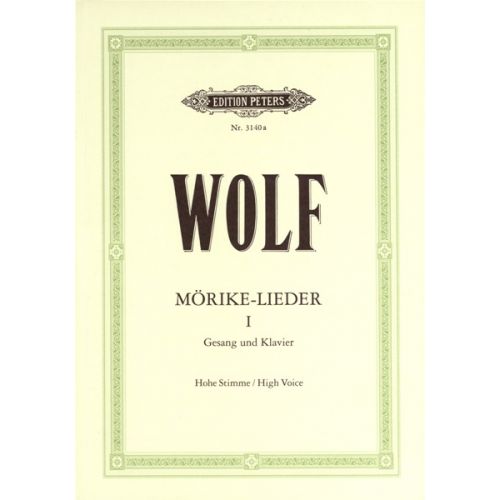 WOLF HUGO - MÃ–RIKE-LIEDER: 53 SONGS VOL.1 - VOICE AND PIANO (PAR 10 MINIMUM)