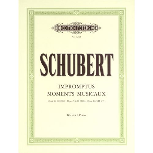 SCHUBERT FRANZ - IMPROMPTUS & MOMENTS MUSICAUX - PIANO