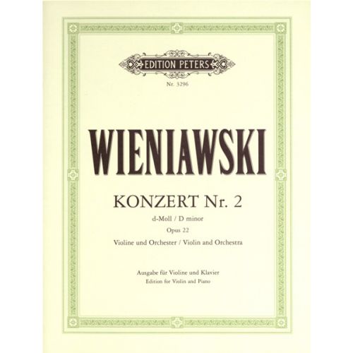WIENIAWSKI - VIOLIN CONCERTO NO.2 IN D MINOR OP.22 - VIOLIN
