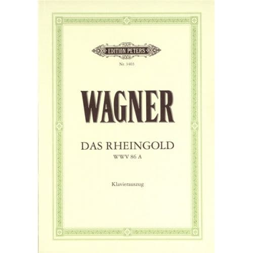 WAGNER RICHARD - DAS RHEINGOLD - VOICE AND PIANO (PAR 10 MINIMUM)