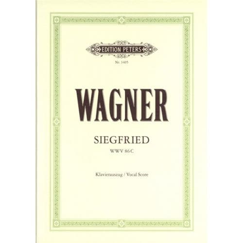 WAGNER RICHARD - SIEGFRIED - VOICE AND PIANO (PAR 10 MINIMUM)