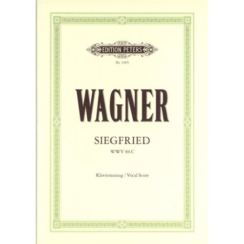 WAGNER RICHARD - SIEGFRIED - VOICE AND PIANO (PER 10 MINIMUM)