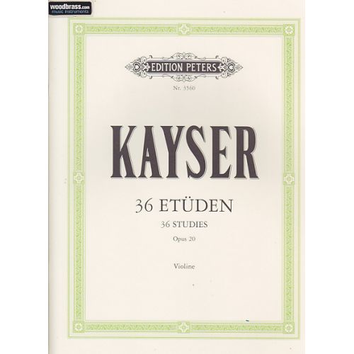 KAYSER - ETUDES OP.20 POUR VIOLON