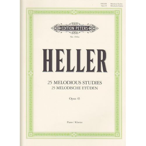 HELLER S. - 25 ETUDES MELODIQUES OP.45 - PIANO