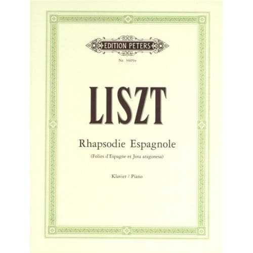 LISZT FRANZ - RHAPSODIE ESPAGNOLE - PIANO