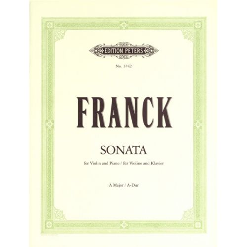 FRANCK CESAR - SONATA IN A - VIOLIN AND PIANO
