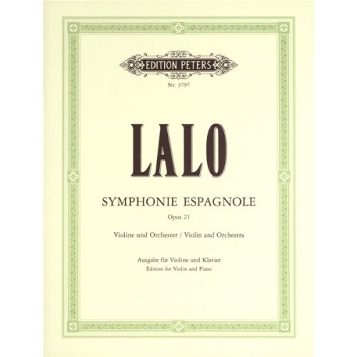 LALO EDOUARD - SYMPHONIE ESPAGNOLE OP.21 - VIOLIN AND PIANO