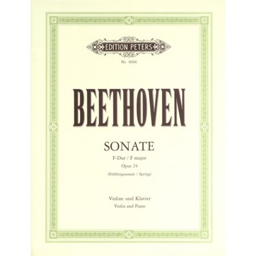 BEETHOVEN LUDWIG VAN - SONATA IN F OP.24 'SPRING' - VIOLIN AND PIANO