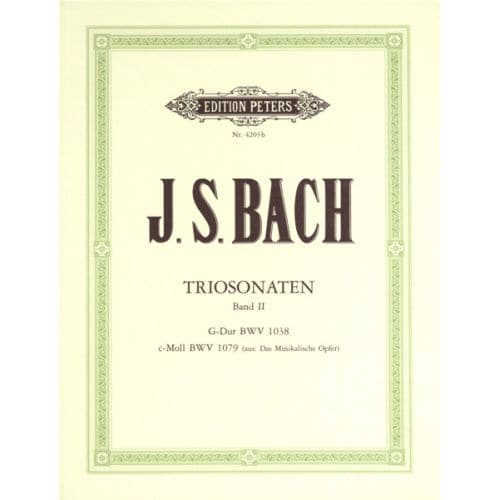 BACH JOHANN SEBASTIAN - TRIO SONATAS VOL.2 - FLUTE(S) AND OTHER INSTRUMENTS