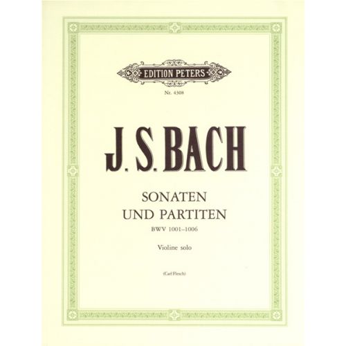 BACH JOHANN SEBASTIAN - THE 6 SOLO SONATAS AND PARTITAS BWV 1001-1006 - VIOLIN