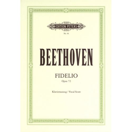 BEETHOVEN LUDWIG VAN - FIDELIO - VOICE AND PIANO (PER 10 MINIMUM)