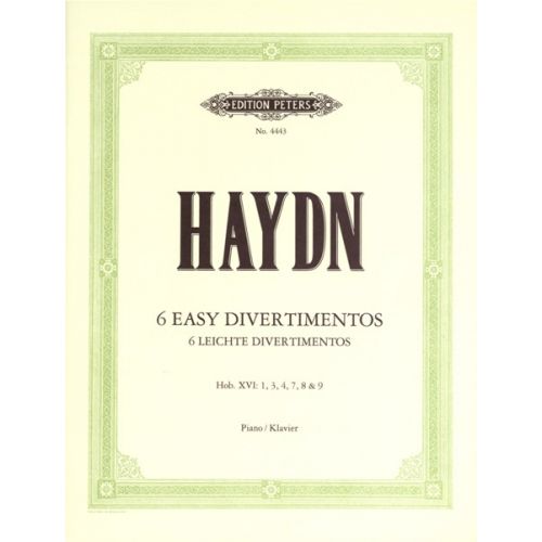 HAYDN JOSEPH - 6 EASY DIVERTIMENTI (SONATAS) - PIANO