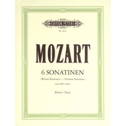 MOZART WOLFGANG AMADEUS - 6 VIENNESE SONATINAS - PIANO