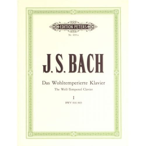 BACH JOHANN SEBASTIAN - 48 PRELUDES & FUGUES VOL.1 - PIANO