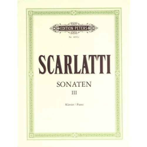 SCARLATTI DOMENICO - 150 SONATAS VOL.3 - PIANO