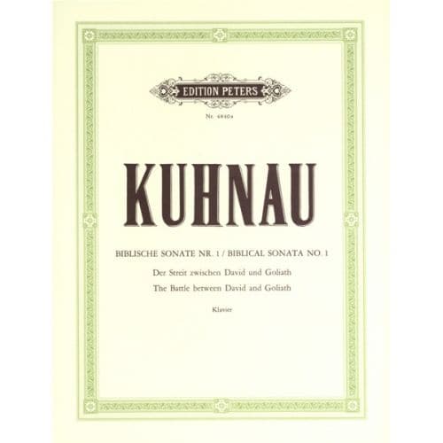 KUHNAU JOHANN - 6 SONATAS DEPICTING STORIES FROM THE BIBLE: SONATA NO.1 - PIANO