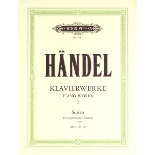 HANDEL GEORGE FRIEDERICH - KEYBOARD WORKS VOL.1 - PIANO