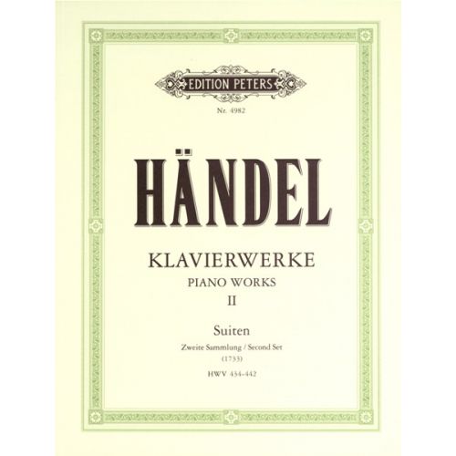 HANDEL GEORGE FRIEDERICH - KEYBOARD WORKS VOL.2 - PIANO