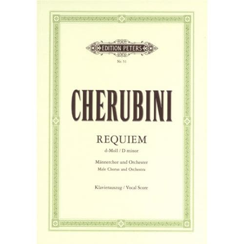 CHERUBINI LUIGI - REQUIEM IN D MINOR - MIXED CHOIR (PAR 10 MINIMUM)