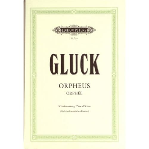 GLUCK CHRISTOPH WILLIBALD - ORPHEUS - VOICE AND PIANO (PER 10 MINIMUM)