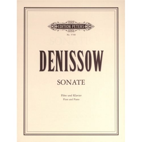 DENISSOV EDISON - SONATA - FLUTE AND PIANO